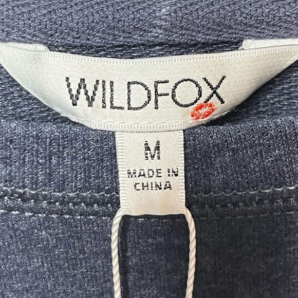 Wildfox  Long Sleeve French Terry Statement Sweatshirt Size M NWT - Picture 5 of 6